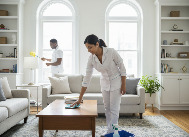 Living Room wipe-down